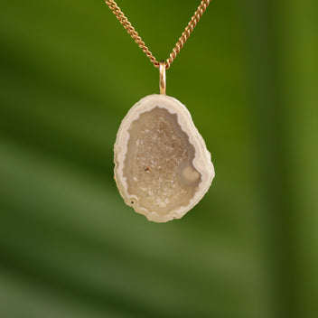 Kwarts geode hanger