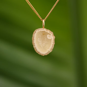 Kwarts geode hanger