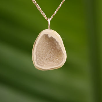 Kwarts geode hanger