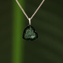 Groene toermalijn hanger