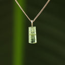 Groene toermalijn hanger