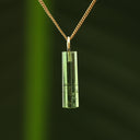 Groene toermalijn hanger
