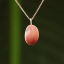 Roze opaal hanger