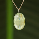 Kyaniet hanger, groen met blauw