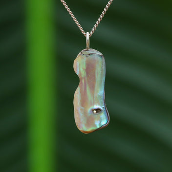 Paua schelp hanger