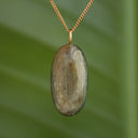 Groene kyaniet hanger