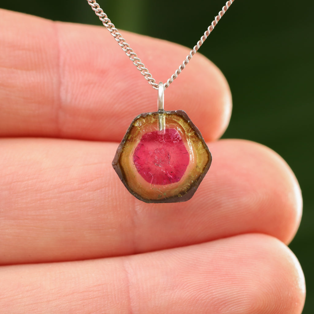 Watermeloen Toermalijn - Brazilië