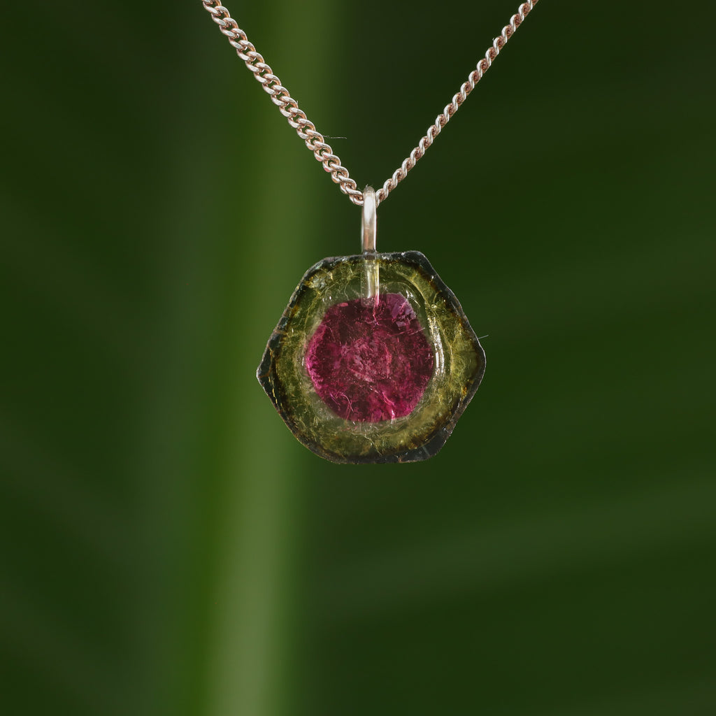 Watermeloen Toermalijn - Brazilië