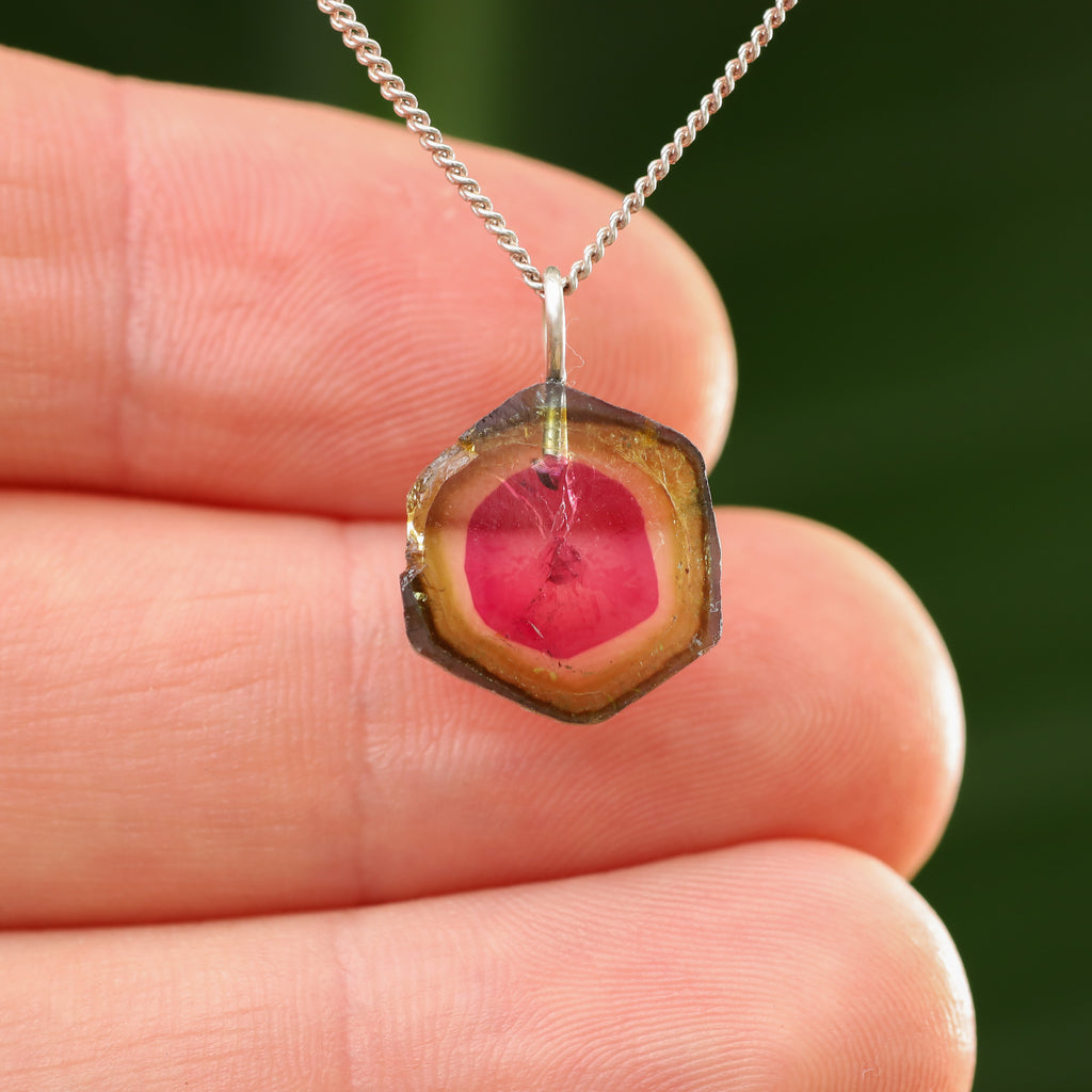 Watermeloen Toermalijn - Brazilië