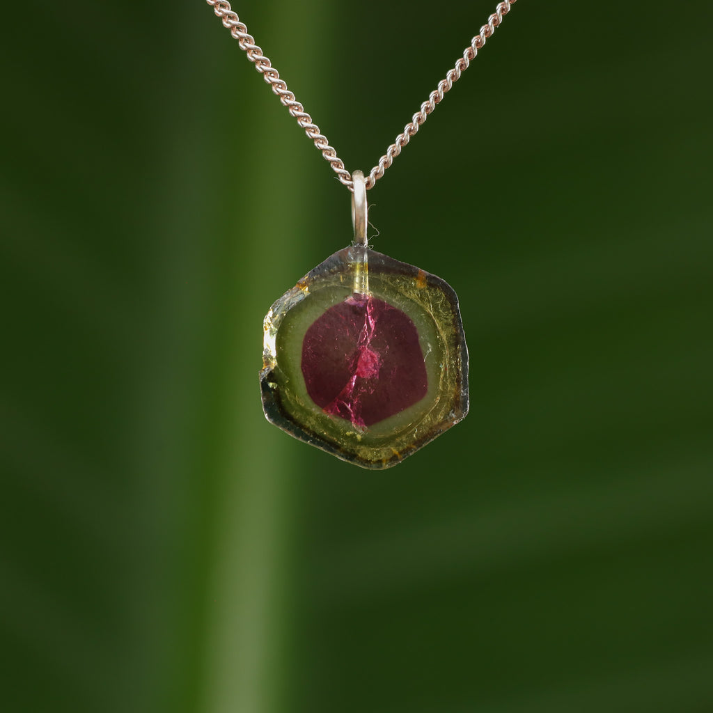 Watermeloen Toermalijn - Brazilië