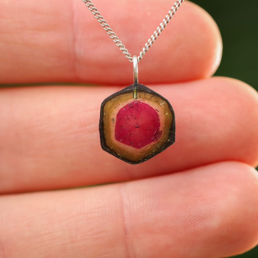 Watermeloen Toermalijn - Brazilië