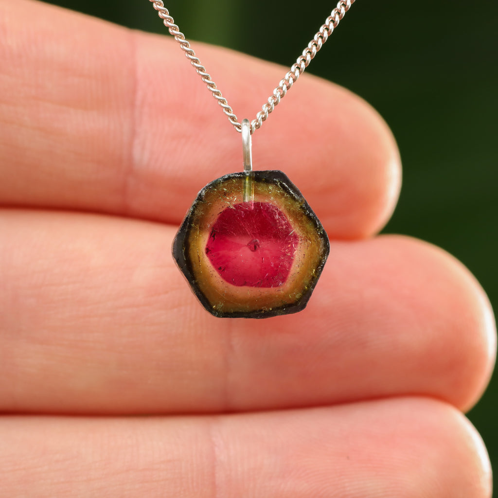 Watermeloen Toermalijn - Brazilië