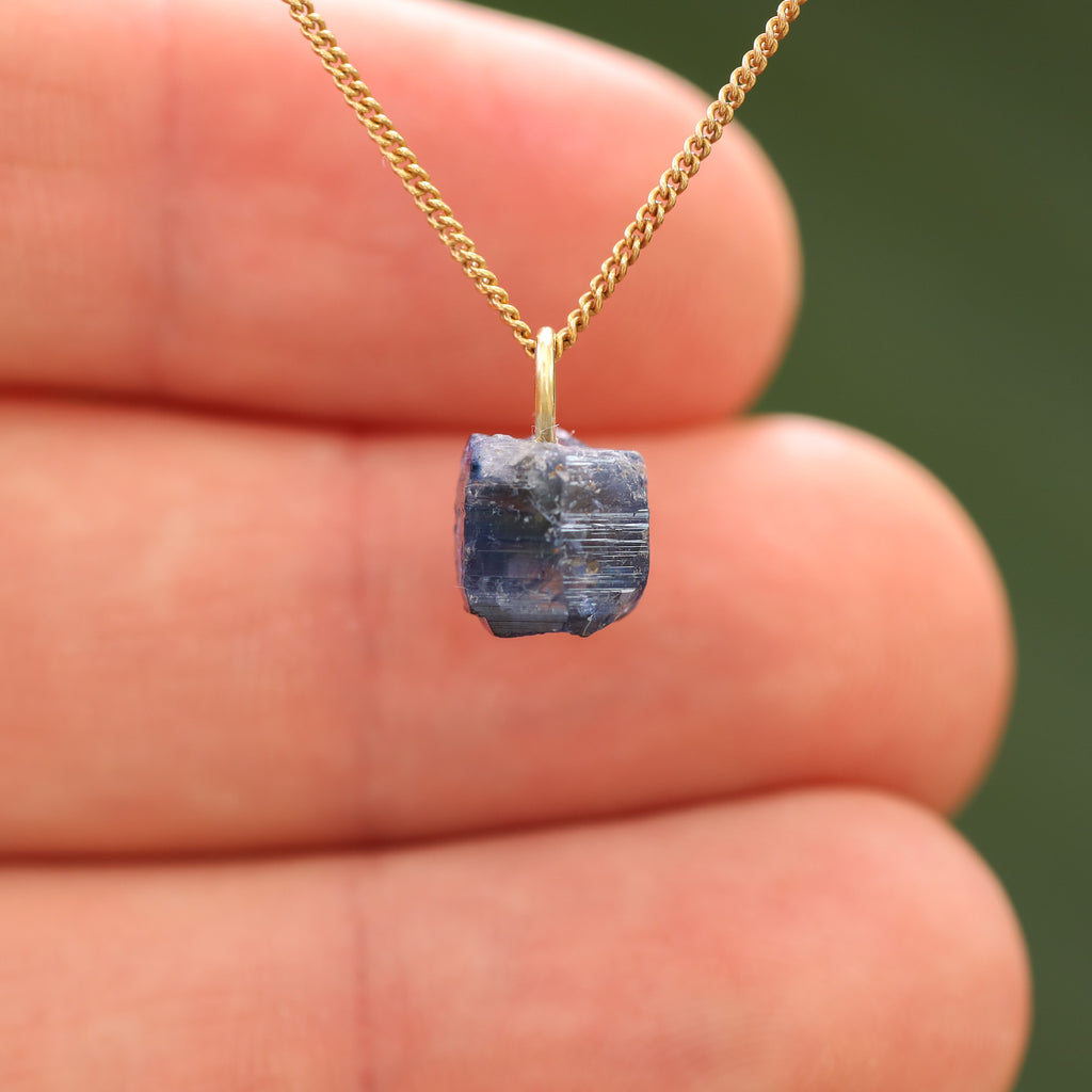 Ruwe blauwe Saffier - Sri lanka