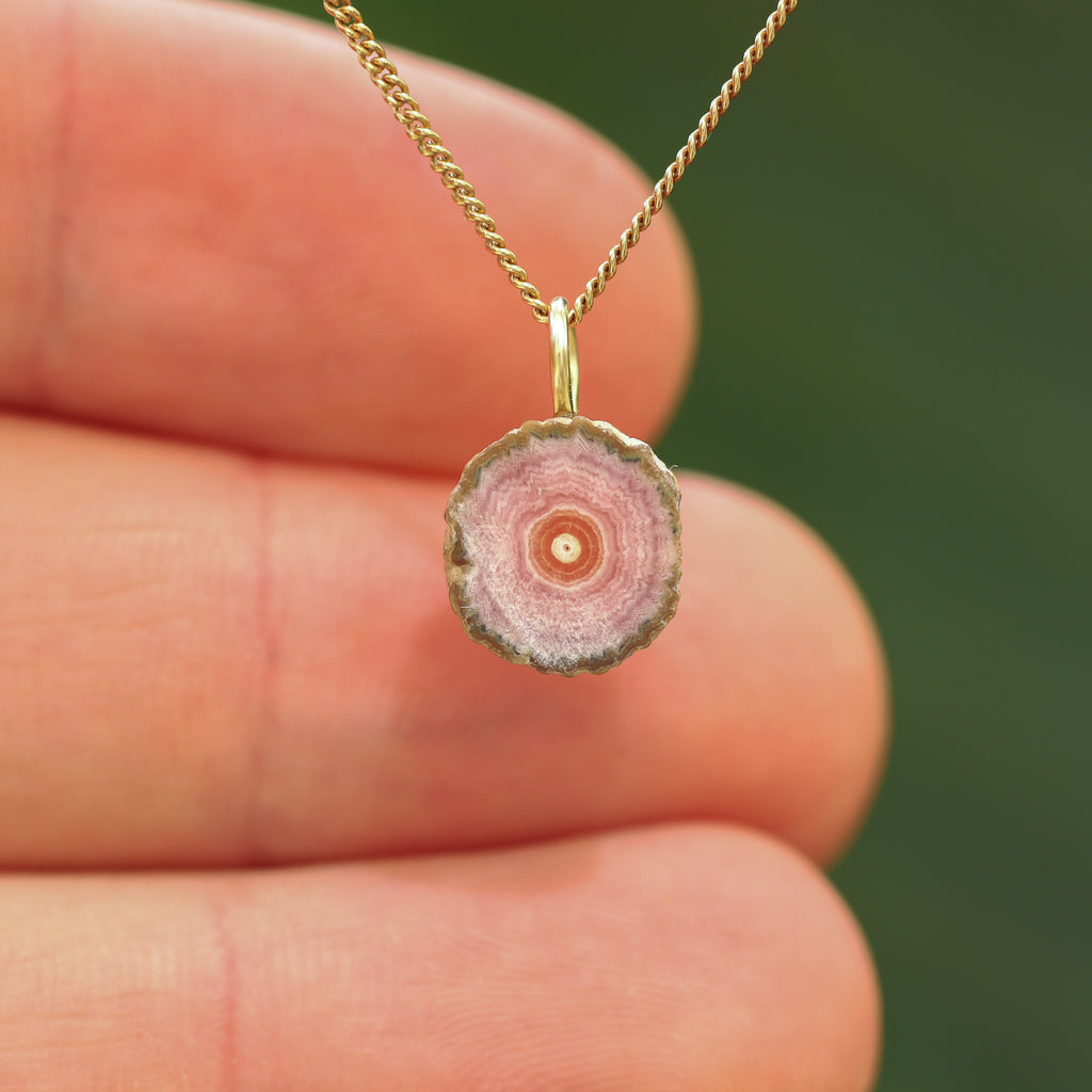 Rhodochrosiet stalactiet - Argentinië