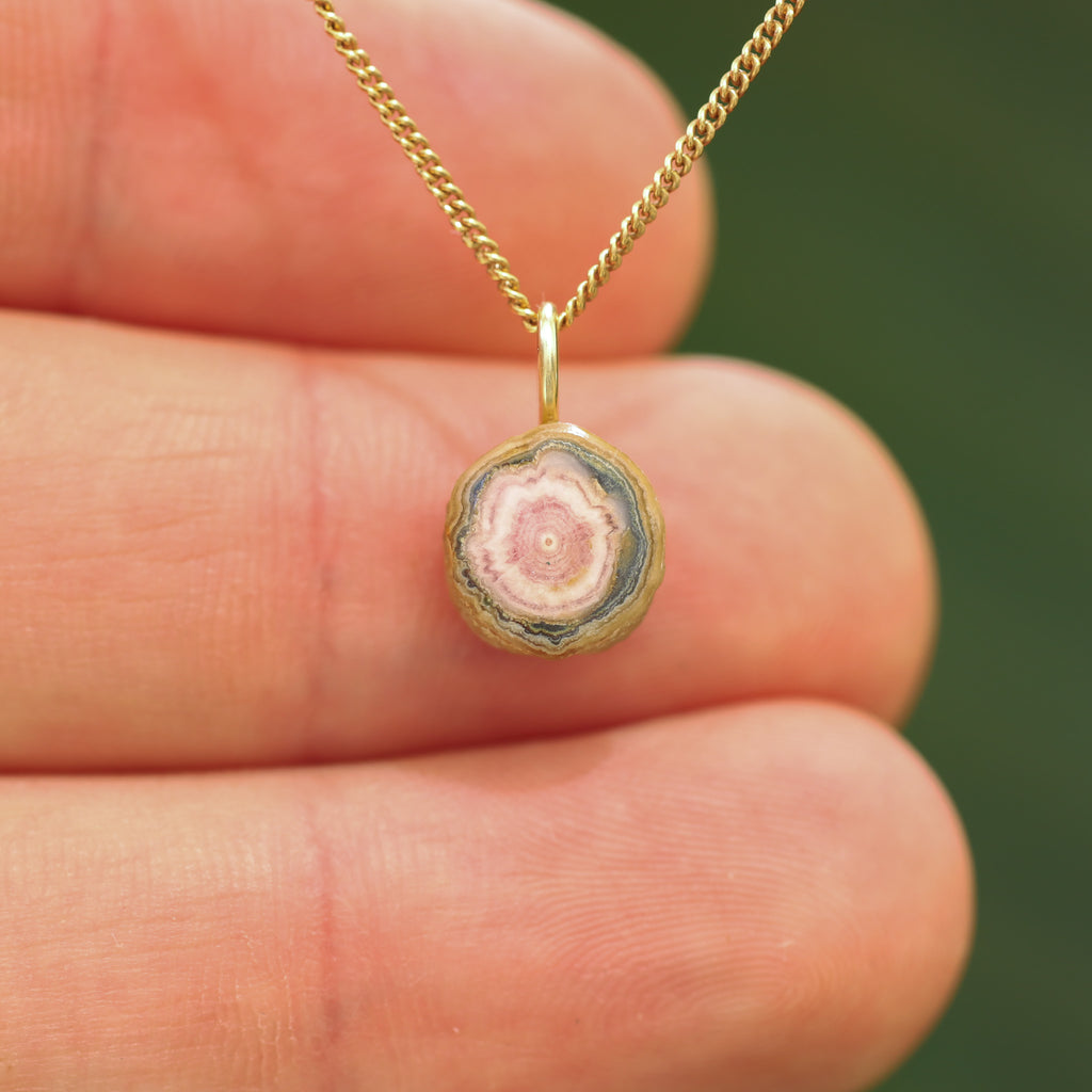 Rhodochrosiet stalactiet - Argentinië