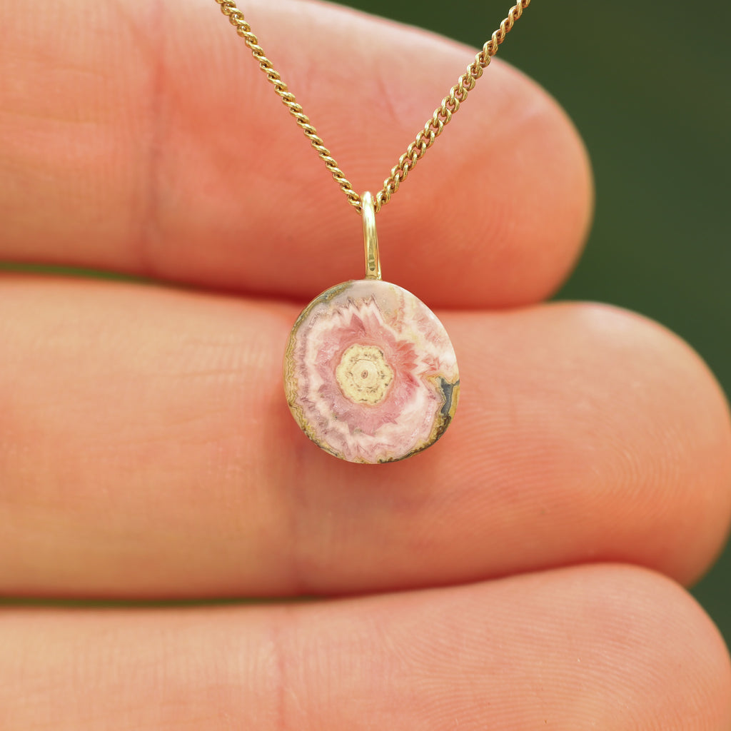 Rhodochrosiet stalactiet - Argentinië