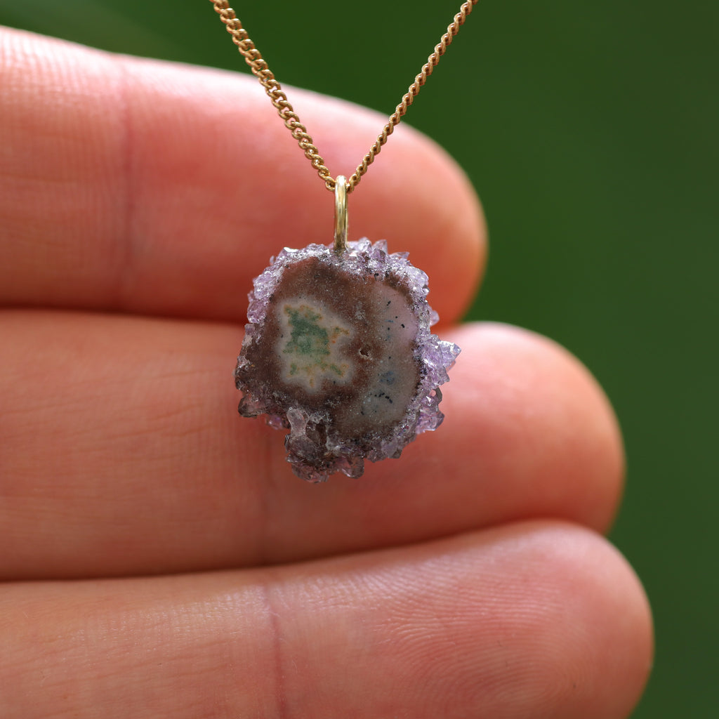 Amethist stalactiet - Uruguay