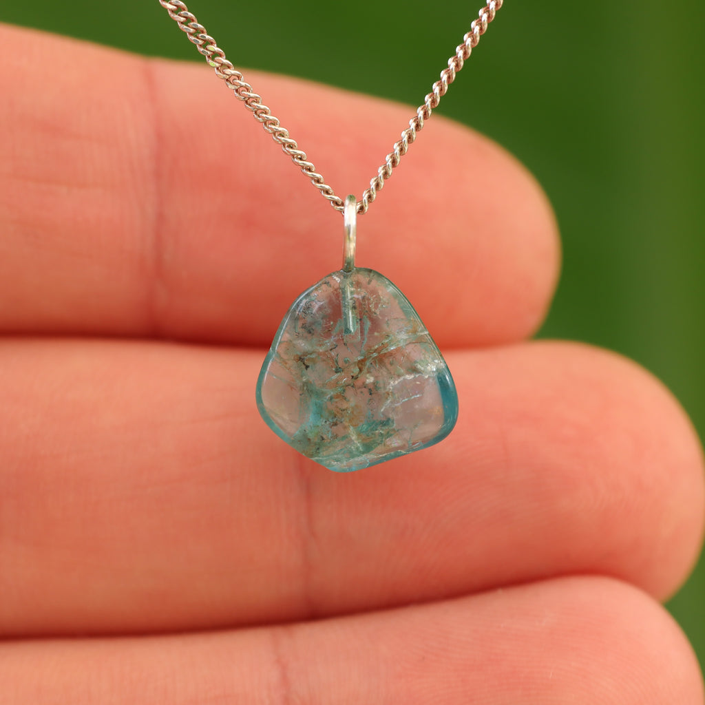 Blauwe Fluor Apatiet - Madagaskar