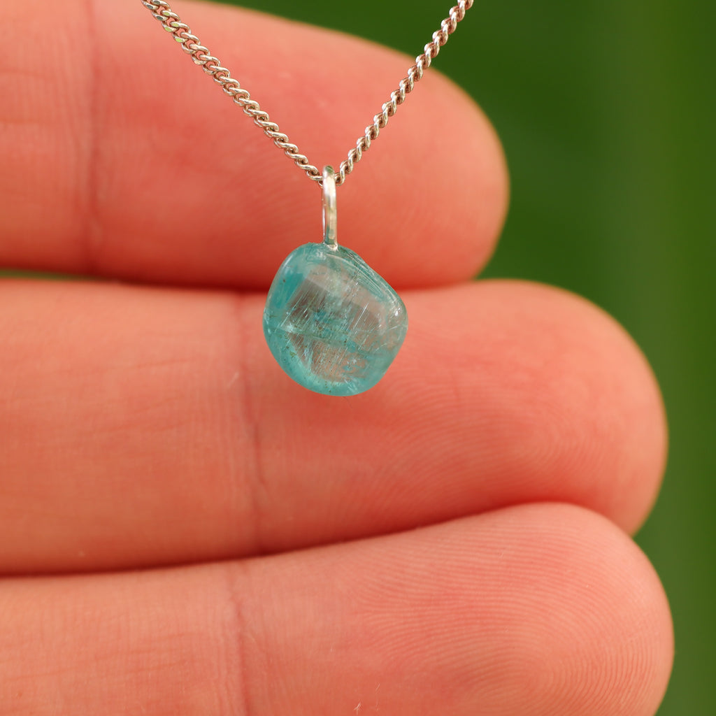 Blauwe Fluor Apatiet - Madagaskar