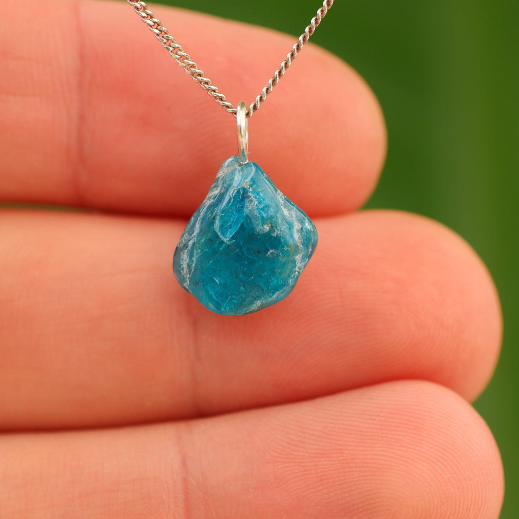 Blauwe Fluor Apatiet - Madagaskar