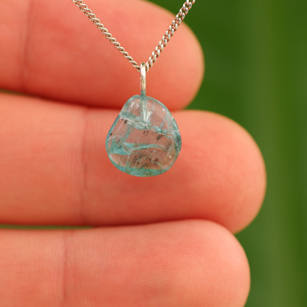 Blauwe Fluor Apatiet - Madagaskar