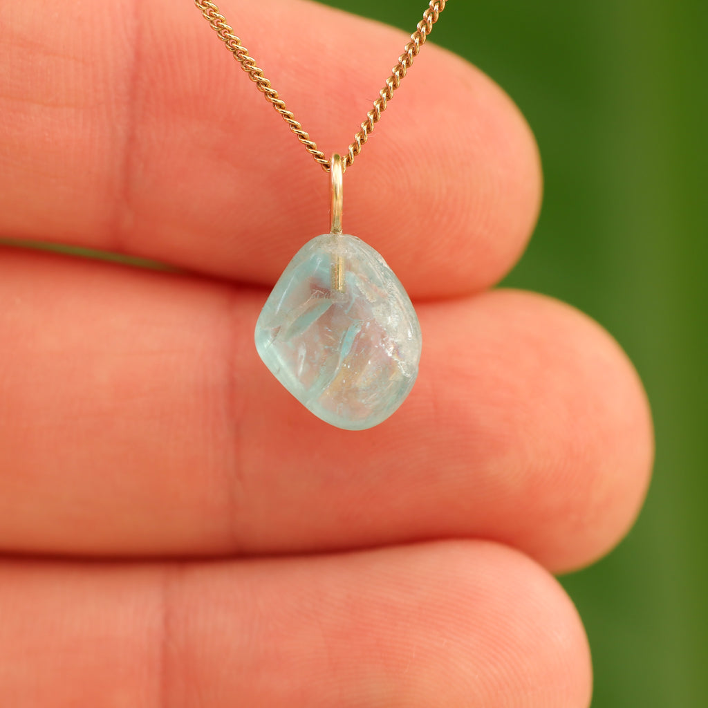 Blauwe Fluor Apatiet - Madagaskar