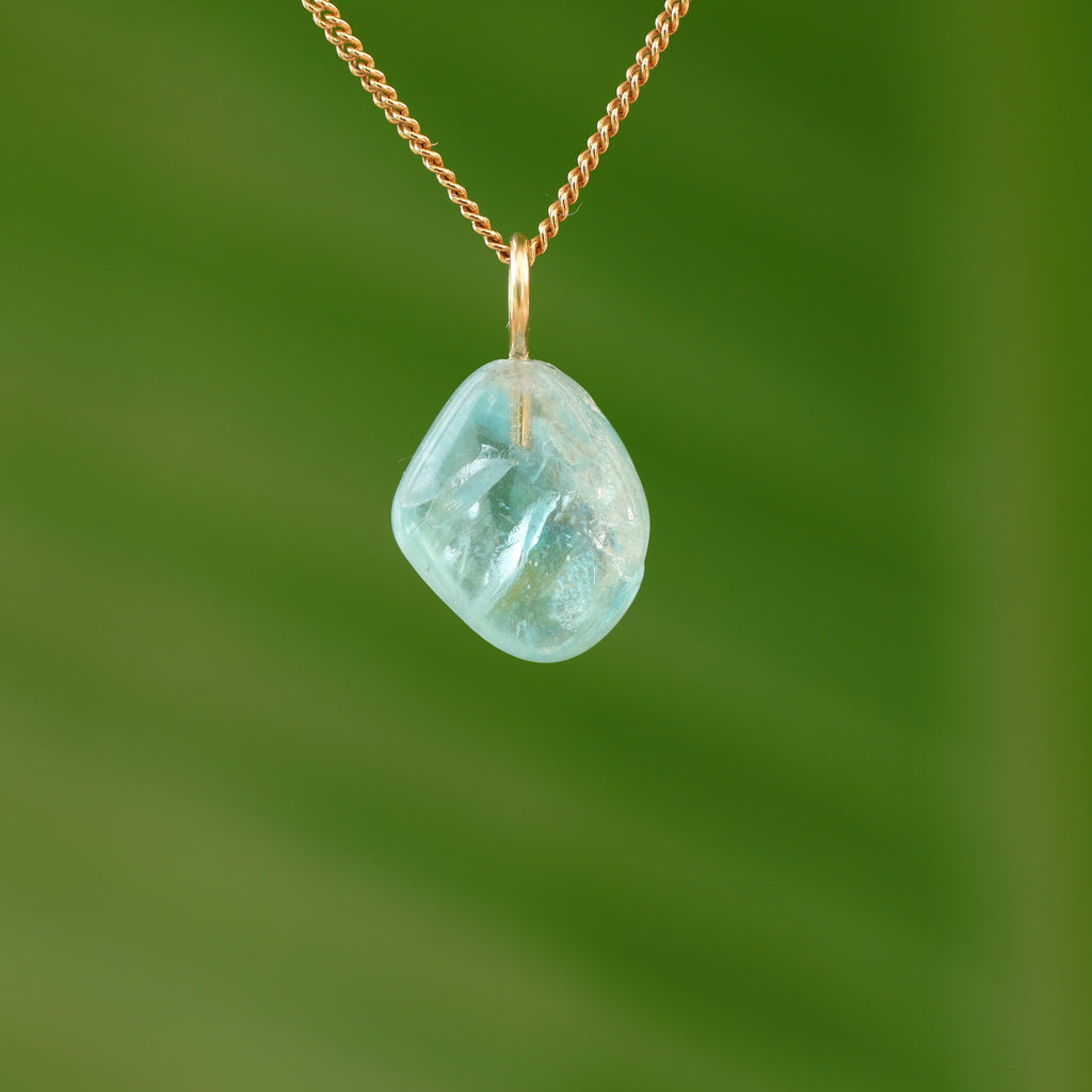 Blauwe Fluor Apatiet - Madagaskar