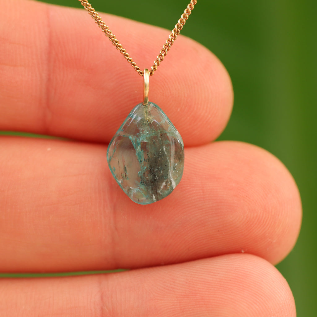 Blauwe Fluor Apatiet - Madagaskar