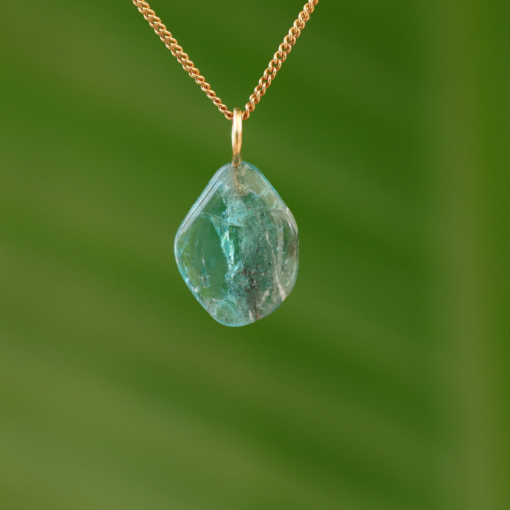 Blauwe Fluor Apatiet - Madagaskar