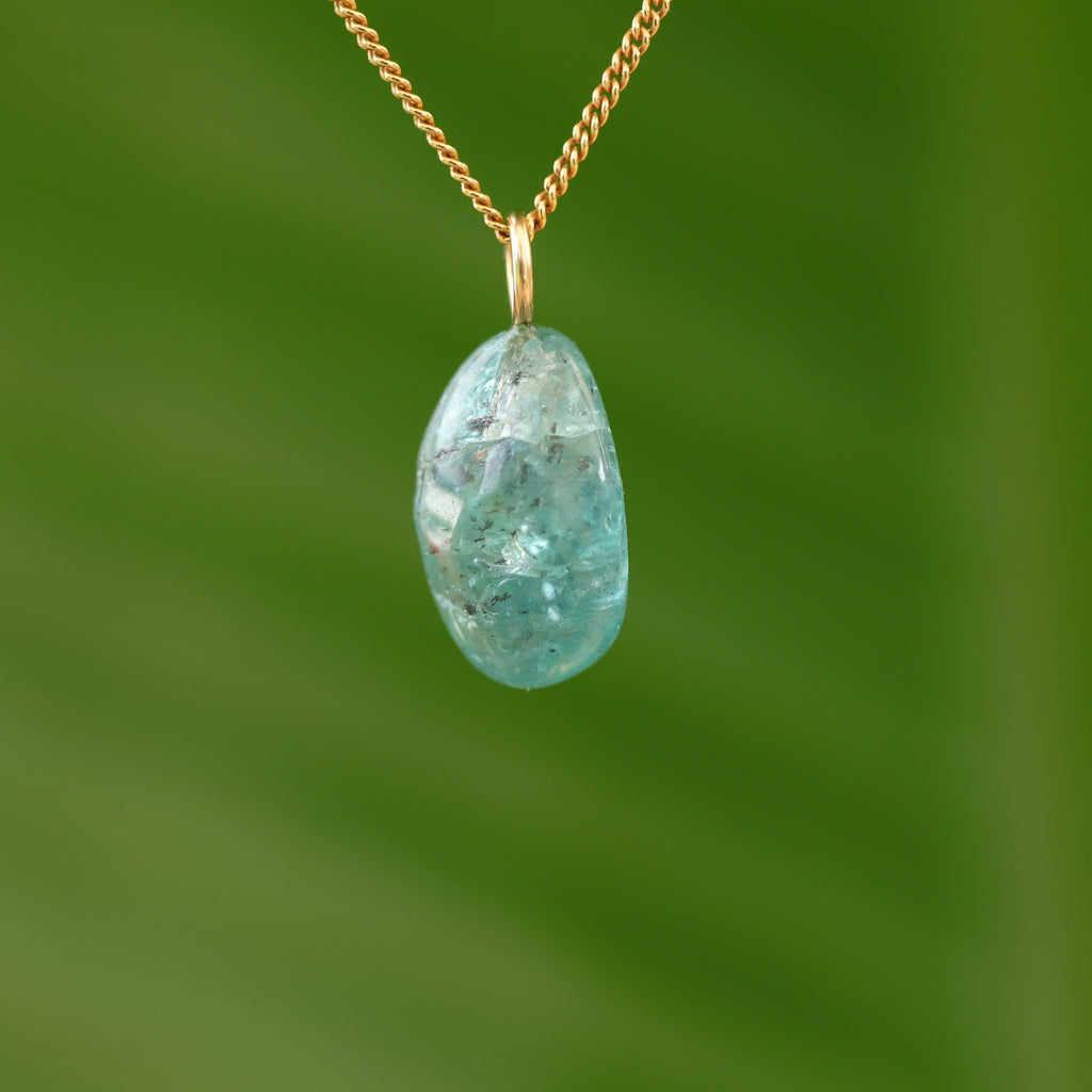 Blauwe Fluor Apatiet - Madagaskar