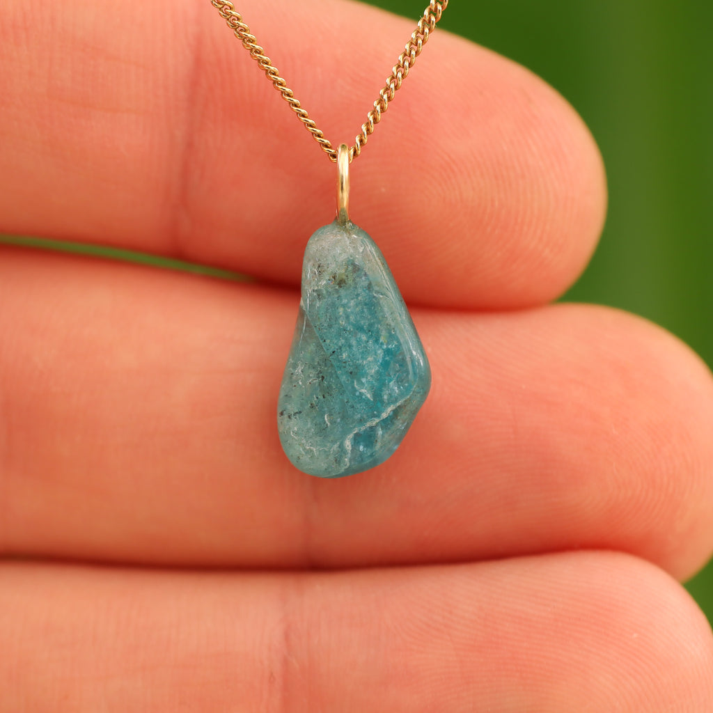 Blauwe Fluor Apatiet - Madagaskar