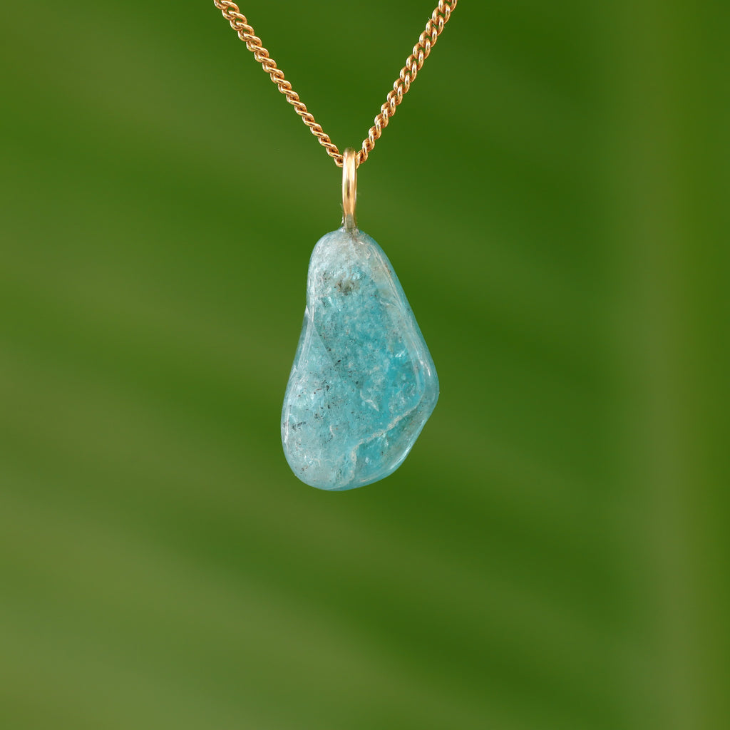 Blauwe Fluor Apatiet - Madagaskar