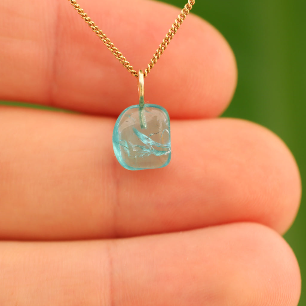 Blauwe Fluor Apatiet - Madagaskar