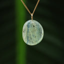 Kyaniet hanger, groen met blauw