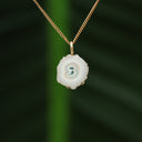 Chalcedoon met mosagaat hanger