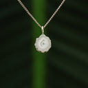 Chalcedoon met mosagaat hanger