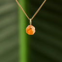 Ruwe Spessartine granaat hanger