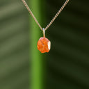 Ruwe Spessartine granaat hanger