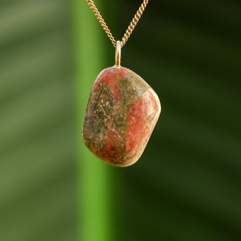 Unakite pendant
