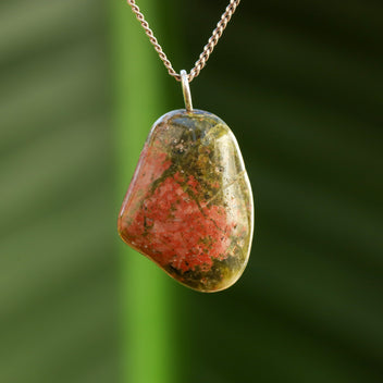 Unakite pendant
