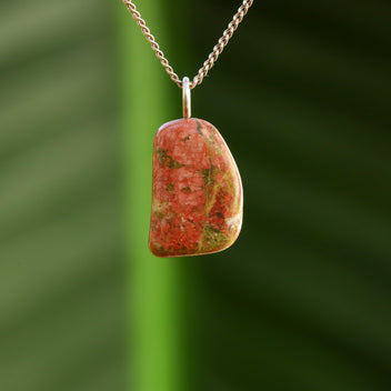 Unakite pendant