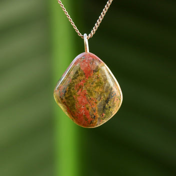 Unakite pendant