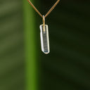 Ruwe bergkristal hanger