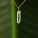 Ruwe bergkristal hanger