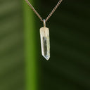 Ruwe bergkristal hanger