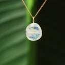 Regenboog maansteen hanger