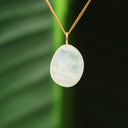 Regenboog maansteen hanger