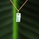 Ruwe aquamarijn hanger