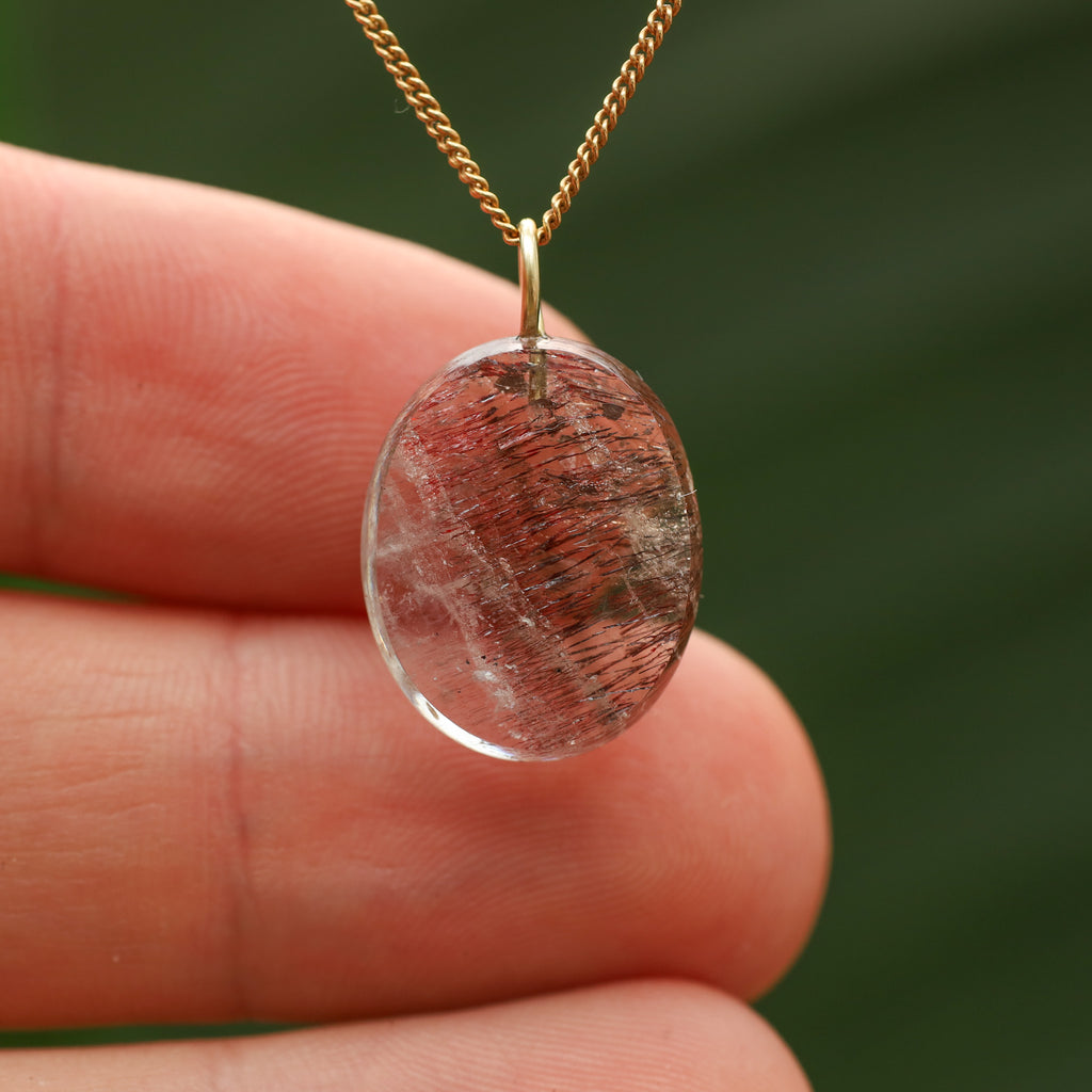 Rode elestiaal kwarts