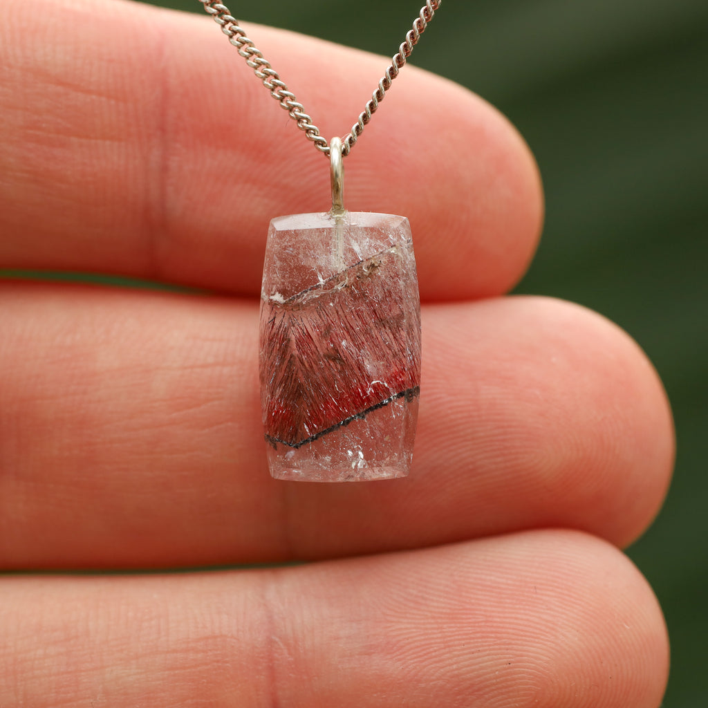 Rode elestiaal kwarts